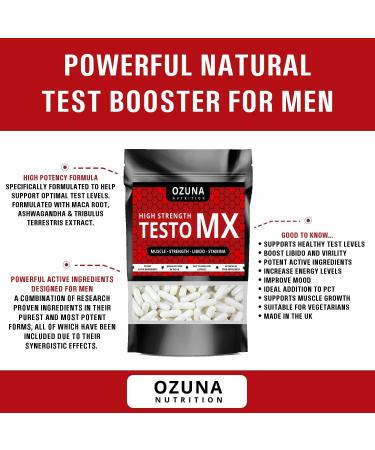 Male Testosterone Booster with Tribulus, Maca Root & Ashwagandha - 60 Capsules - Buy Online on GoSupps.com