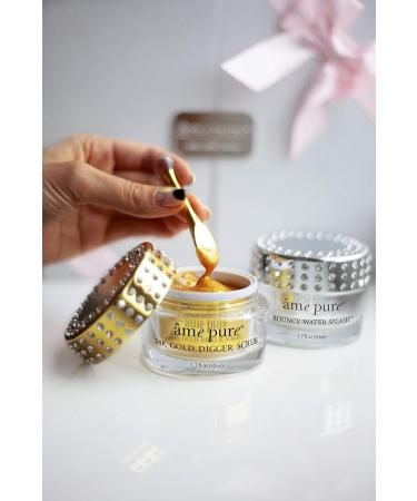  me pure 24k Gold Digger Scrub - 100% Natural Formula with Gold Flakes & Vitamin E for Wrinkles Pimples & Discoloration - 50 ml - Buy Online on GoSupps.com