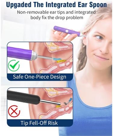 Ear Wax Removal Tool Camera - Grey & White | Effective Ear Cleaning Solution - Buy Online on GoSupps.com