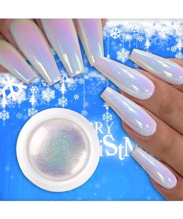 Holographic Rainbow Nail Glitter Powder for Chrome Manicure - Neon Effect Flakes Decoration - Buy Online on GoSupps.com