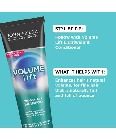 Volumizing Shampoo for Fine or Flat Hair | Volume Lift Shampoo for Natural Fullness | Safe for Colour-Treated Hair | 8.45 oz (Pack of 2) - Buy Online on GoSupps.com