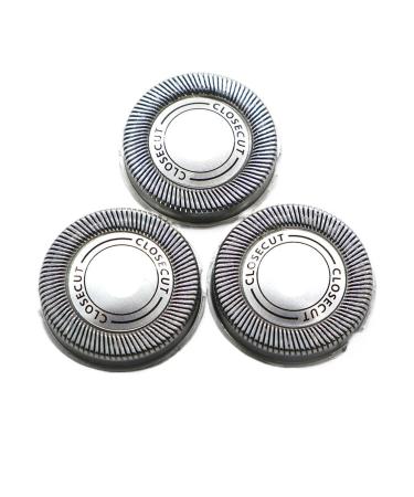 Lot De 3 T tes De Rasoir Compatibles Avec Les Mod les Philips CloseCut : HQ56 HQ55 HQ4+ HQ3 Reflex Plus HQ6843 HQ300 HQ64 Et HQ916. 3pcs