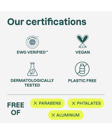 ATTITUDE Plastic-Free Deodorant EWG Verified Aluminum Free Vegan Naturally Sourced Body Deodorants for Women & Men Dermatologically Tested Olive Leaves 3 Ounces (Pack of 6) Olive Leaves 3 Ounce (Pack of 6) - Buy Online on GoSupps.com