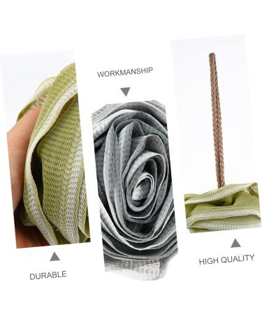 NOLITOY 6 Pcs Rose Bath Balls | Exfoliating Bath Sponge & Shower Scrubber for Body | Large Polyester Bath Poufs for Back Massage | Ideal for Girls - Buy Online on GoSupps.com