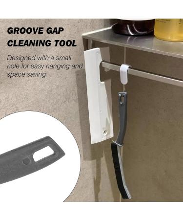 NEEKEP Crevice Cleaning Brush Grout Cleaner Scrub Brush Deep Tile Joints Groove Gap Cleaning Tool - Stiff Bristle with Handle for Showers Bathtubs Door Window Kitchen(4PCS) - Buy Online on GoSupps.com
