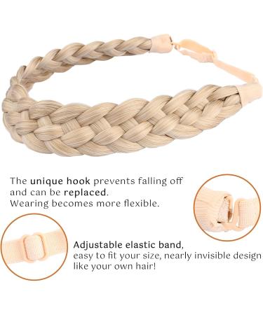 Gledola 5 Strands Synthetic Hair Braid Headband Hair Braided Headband for Women Girl (Honey Blonde) - Buy Online on GoSupps.com