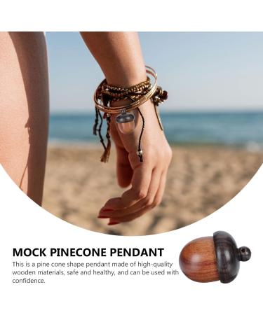 Operitacx 2pcs Simulation Acorn Pine Cone Christmas Pine Cones Pendant Creative Pine Cone Pendant Charm Crafts - Buy Online on GoSupps.com