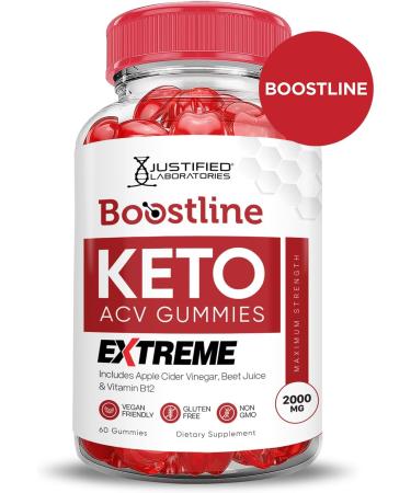  Boostline Keto ACV Gummies 2000MG - Vegan Non-GMO Apple Cider Vinegar with Pomegranate & Beet Juice | 2 Pack (120 Gummies)  - Buy Online on GoSupps.com