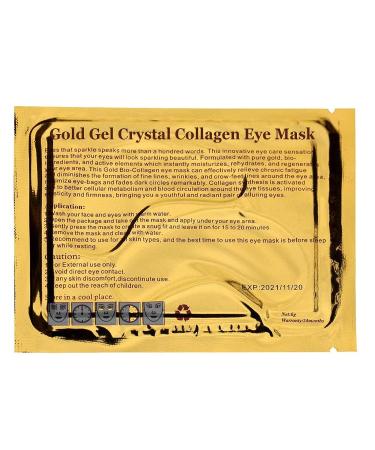Jakuva Gold Gel Crystal Collagen Eye Masks - 30PCS | Anti-Aging, Dark Circle & Bags Removal, Anti-Wrinkles | Hydrating Under Eye Patches - Buy Online on GoSupps.com