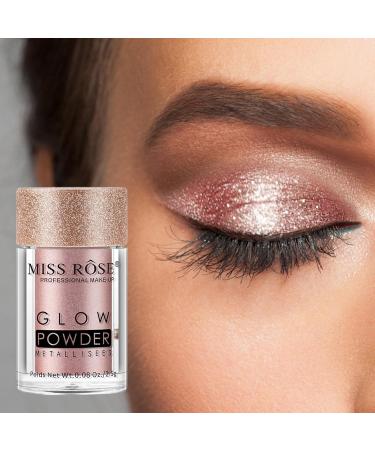 Shimmer Eyeshadow Make Up Eye Shadow Waterproof Loose Monochrome Eye Makeup Long Lasting Sparkling Finish Eye Shadow with High-Pigment 5 - Buy Online on GoSupps.com