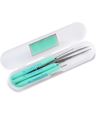 4 Pack Paper Quilling Tools Set with Slotted Tools, Needle, Tweezer, and Storage Box - Buy Online on GoSupps.com