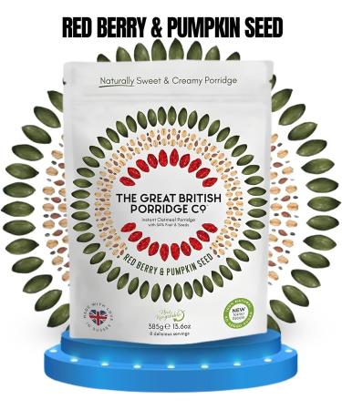 GreatBritish Porridge Pick N Mix - Choose From 3+ Flavours | Blueberry & Banana Classic Chocolate Red Berry & Pumpkin | Gift Set for Oats Lovers Pack 4 (385g) 385.00 g (Pack of 4) - Buy Online on GoSupps.com