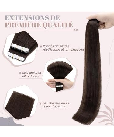 UK Fashion Shop Human Hair Tape In Extensions 2g/40pcs - 80g Remy Tape 35cm - #1 Black - Buy Online on GoSupps.com