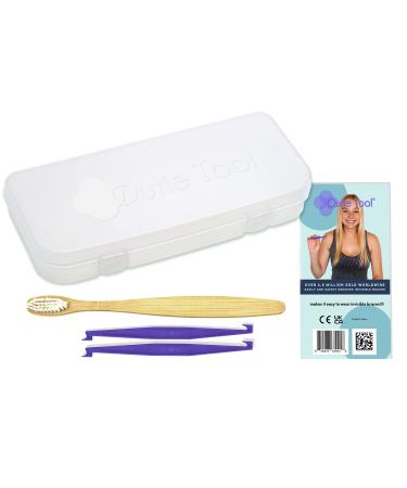Outie Tool | Aligner Total Care Case | Contains 1 Bamboo Toothbrush and 2 Aligner Removal Tools