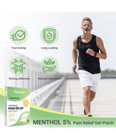 Menthol 5% Pain Relief Patches - 32 Count Maximum Strength Pain Relief Patches for Back Pain Joint & Muscle Soreness - Fast Acting Long-Lasting Menthol 32 Count (Pack of 4) - Buy Online on GoSupps.com