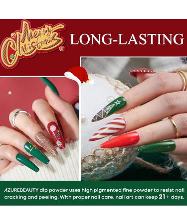 AZUREBEAUTY Dip Powder Nail Kit Starter - Spring Summer Gold Yellow Green Colors - Dipping Powder Set for Nails Art - Beginner DIY Salon - Buy Online on GoSupps.com