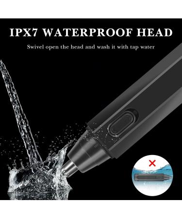 Linkidea Portable Nose Hair Trimmer for Men - Washable Double-Edged Safe Cutter Head - Black - Buy Online on GoSupps.com