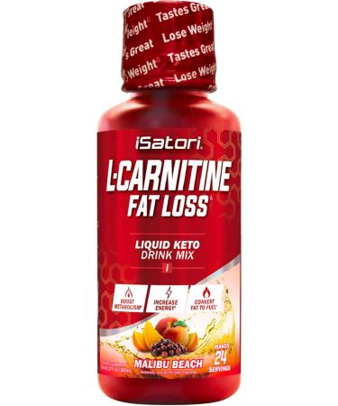 iSatori L-Carnitine 1500 Triple-Blend Liquid L Carnitine Supplement with Acetyl & Tartrate Stimulant Free Energy Low Calories Sugar or Gluten Keto-Friendly Malibu Beach Flavor (24 Servings) - Buy Online on GoSupps.com
