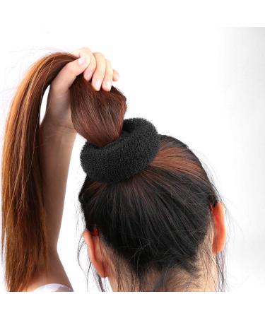 3-Piece Black Magic Shaper Donut Hair Bun Maker Set for Women - Small, Medium, Large Styler Kit for Chignon Hair Accessories - Buy Online on GoSupps.com