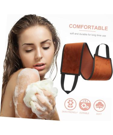 Beavorty Rubbing Strap Shower Loufah Sponge Bath Scrubber Microfiber Towel Self Tanning Back Applicator Body Lotion Spreader Sunless Tanning Glove Rubbing Strip Long Shower Towel 81X11cm - Buy Online on GoSupps.com