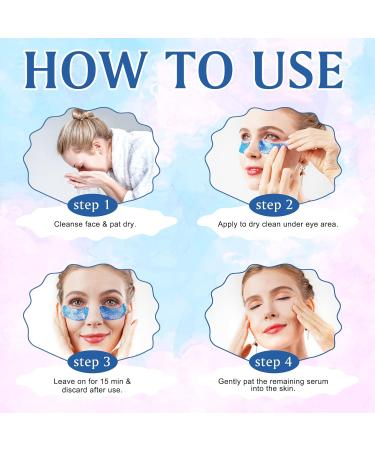 18 Pairs Eye Pads - Anti-Aging Eye Masks with Natural Marine Collagen & Hyaluronic Acid for Swollen Eyes - Buy Online on GoSupps.com