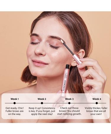 ForChics ForBrow Eyebrow Growth Serum - Natural & Organic Conditioner for Thicker, Fuller Brows | Vegan & Cruelty-Free Formula with Innovative Peptides - Buy Online on GoSupps.com
