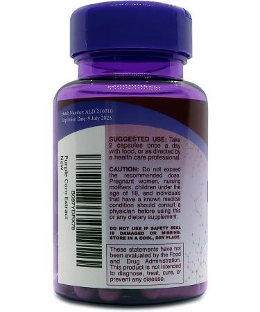 CellFend Purple Corn Extract 500mg - Super Antioxidant & Mitochondrial Support - 60 Vegan Capsules - Buy Online on GoSupps.com