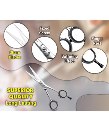 ARSUK 7-inch Dog Grooming Scissors - Stainless Steel Pet Hair Cutting Shears - Buy Online on GoSupps.com