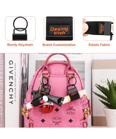 Chapstick Holder 4-Pack with Key Ring - Portable Lip Balm Holder Keychain for Lipstick, Balm & Gloss - Buy Online on GoSupps.com