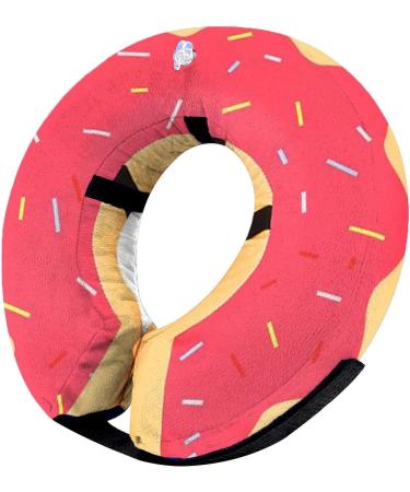 Ducomi Inflatable Dog & Cat Hinges - Relaxation & Freedom During Recovery - Pink Donuts Size S - Prevents Scratches & Bites - Shop Now! - Buy Online on GoSupps.com
