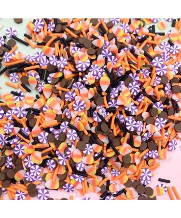 NIANTU1124 100g Corn Ice Cream Candy Slices Polymer Clay Sprinkles for Crafs DIY Making Nail Art Decoration Plastic klei Mud Accessories Gift (Color : Halloween Mix) - Buy Online on GoSupps.com