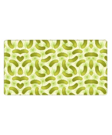 Mousepad - Large Gaming Mouse Pad with Thickened Comfort - Strong Adhesion Durability Suitable for Office Study 16x29.5 in Sushi Dill Pickles