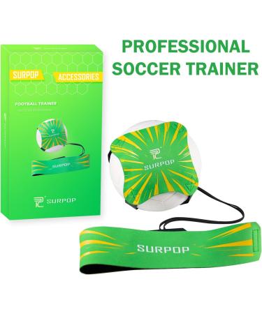 Soccer/Volleyball/Rugby Trainer - Adjustable Waist Belt for Solo Practice - Green - Buy Online on GoSupps.com