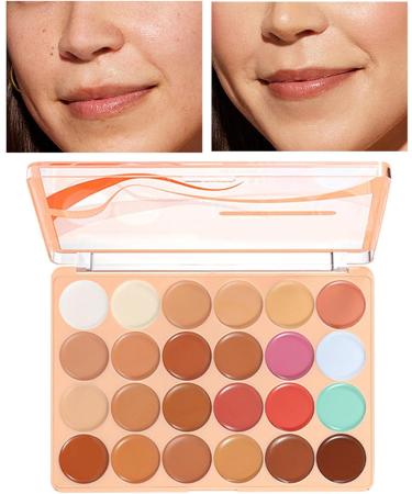 Palette Contour Ensemble De Beaut 24 Teintes Correcteur De Texture Cr me De Teint Surligneur Correcteur De Couleur Avec Finition Lisse | Application Des Yeux Du Visage Pour Les Filles D buta - Buy Online on GoSupps.com