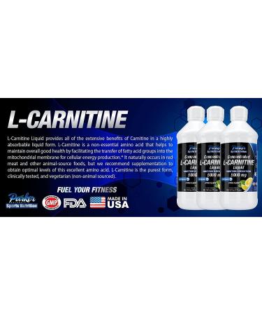 L-Carnitine 5000 Mg Liquid Dietary Supplement - 16 Oz - Orange Pineapple Flavor - Strongest on Amazon - Premium L Carnitine Formula - Buy Online on GoSupps.com