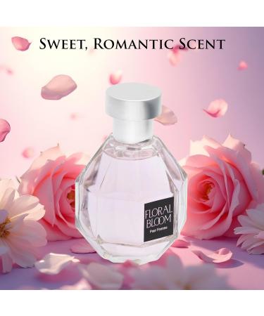 Floral Bloom for Women EDP- Oriental Floral Fragrance - Top Notes of Bergamot Osmanthus & Tea - Mid Tone of Orchid & Jasmine - Base of Patchouli Musk & Vanilla - Elegant 100ml Bottle - Buy Online on GoSupps.com