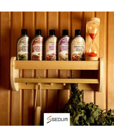 Sedum Natural Herbal Extract for Sauna & Massage - 240ml Infusion with Oregano Juniper Propolis & Essential Oils - Buy Online on GoSupps.com