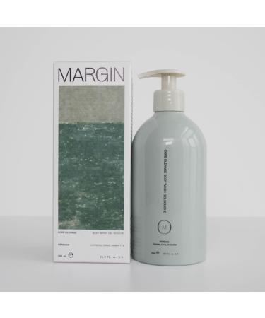 Margin Core Cleanse Body Wash - Hydrating Skin Cleanser for Total-body Cleansing 5% Glycerin 2% Niacinamide 1% Gluconolactone Body Wash for Frequent Showers (Veridian)