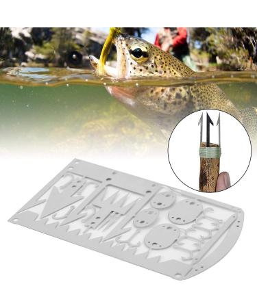 Leftwei 4Pcs Survival Multitool Card Set for Fishing Enthusiasts - Fish Hook Gear Card for Sea/Fresh Water Fishing Tackle - Buy Online on GoSupps.com