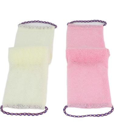 SIXRUN African Net Sponge Long Net Bath Sponge Nylon Body Exfoliating Net Back Scrubber with Bathing Gloves for Shower Skin Smoother Net Bath Sponge Set (SIXRUN02kg8es1nd-11) - Buy Online on GoSupps.com