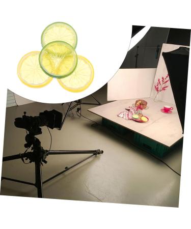 Zerodeko 24pcs Imitation Lemon Slice Ornament Models Wedding Decorations Fruit Lemons Artificial Fake Lemon Slices Diy Accessories Photography Props Pretend Pvc Filling - Buy Online on GoSupps.com