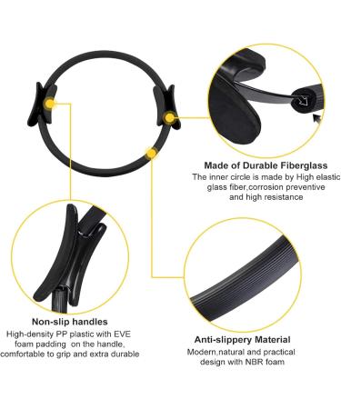 Buy Gaya Yoga Pilates Ring - Double Handle Fitness Circle for Strength Training & Fat Burning - Gymnastics Resistance Circle - Buy Online on GoSupps.com