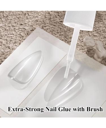Nail Glue Nail Glue Extra Strong with Brush 30ml Nail Glue for Acrylic Nails Fast Dry Adhesive Bond Glue Brush On Nails Glue for Stick on Nails Long-Lasting Nail Glue for Fake Nails Gel 15ml x2 - Buy Online on GoSupps.com