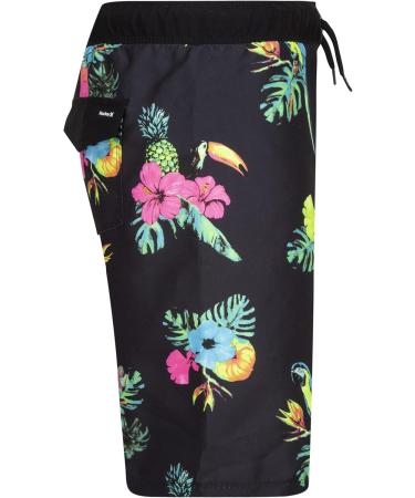 Nike Boys Hrlb Parrot Floral Pull On SWM Board Shorts - Scarlet | 4 Years | International Shipping Available - Buy Online on GoSupps.com