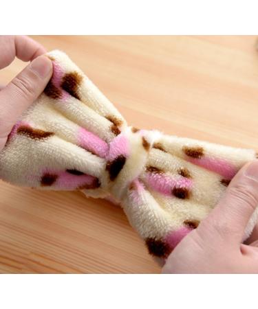 Demarkt Bowknot Hairband | Leopard Makeup & Shower Headband | International Shipping Available - Buy Online on GoSupps.com