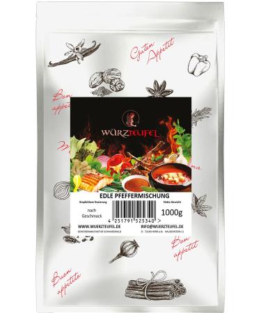 M lange de poivre - M lange d' pices de 5 types de poivres - Sachet de 1000 g (1 kg)