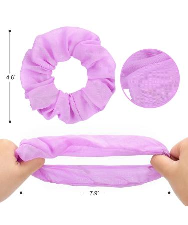 Luminous LED Hair Scrunchies - 15PCS Light Up Hair Bands for Women in Luxury Bag | Colorful Glow Hair Tie with Multi Light Modes - Fun Party Favors - Buy Online on GoSupps.com