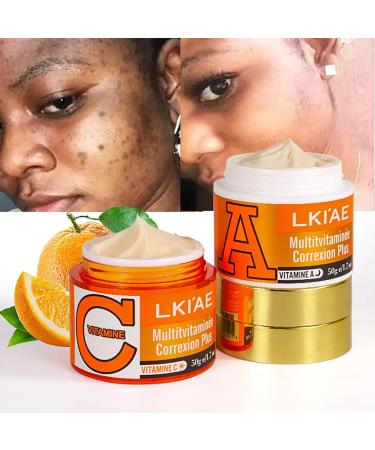 AILKE BOOST LUSTER LKIAE Pure Vitamin CA Face Cream Glow Boosting AntiAging Whitening Skin Hydrating With Niacinamide Day & Night Facial Cream For All Skin Types 50ml X2 - Buy Online on GoSupps.com
