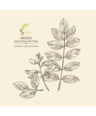 SVATV Natural Indigo Powder for Hair Care | Promotes Growth & Thickness | Ayurvedic Hair Products - 227g - Buy Online on GoSupps.com