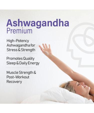 NANOWELL Ashwagandha Premium - 120 Vegan Capsules High Potency 5% Withanolides Root Extract Organic Ashwagandha Powder Mixed Berries - Supports Relaxation & Mood Balance - 60 Servings 120 Count (Pack of 1) - Buy Online on GoSupps.com